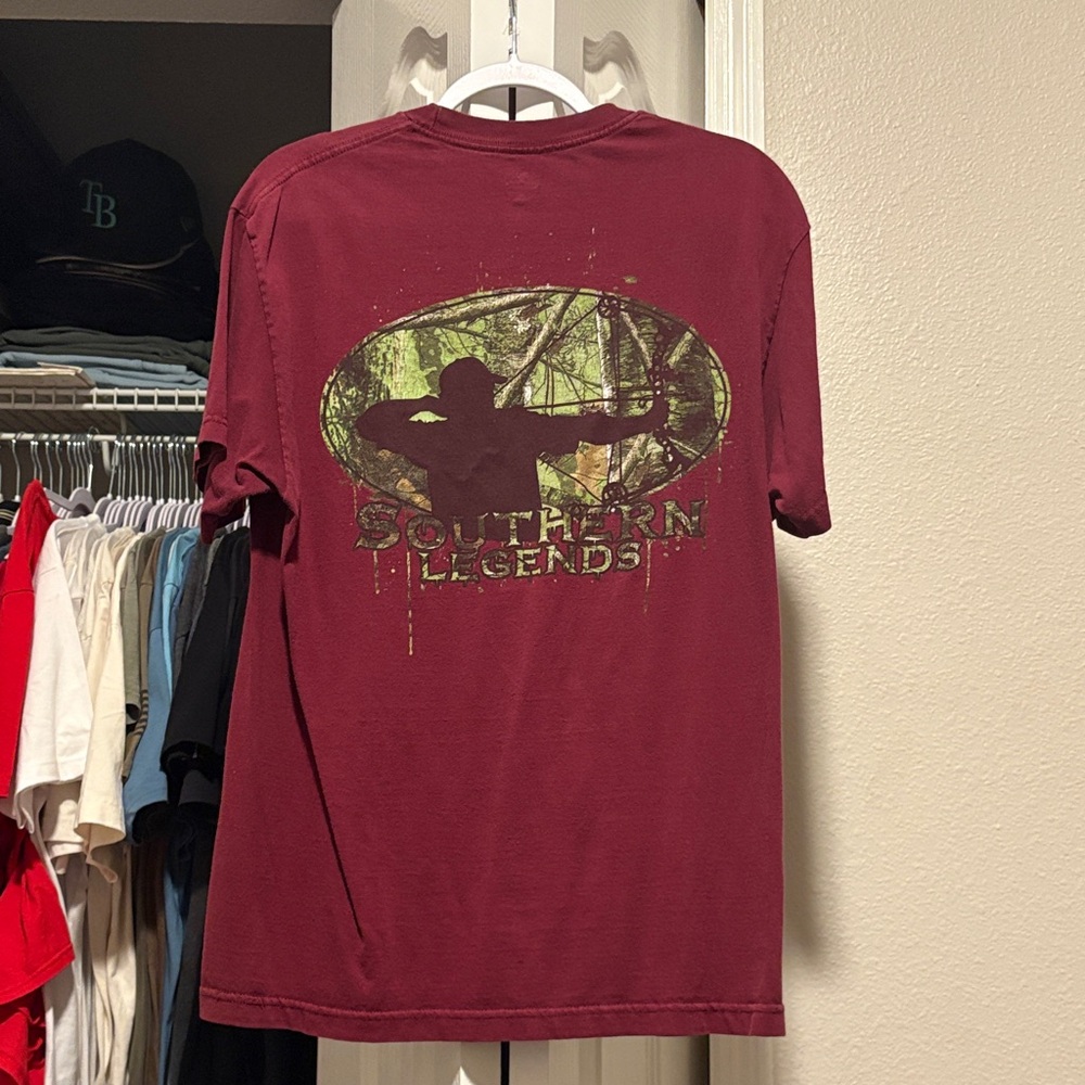 Maroon Graphic Tee